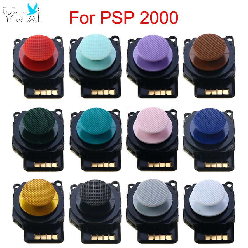 Gaming Console Psp - Ps4,YuXi-3D,2000,200x,スリム,ゲームコンソール用のアナログジョイスティック,スペアパーツ,2001