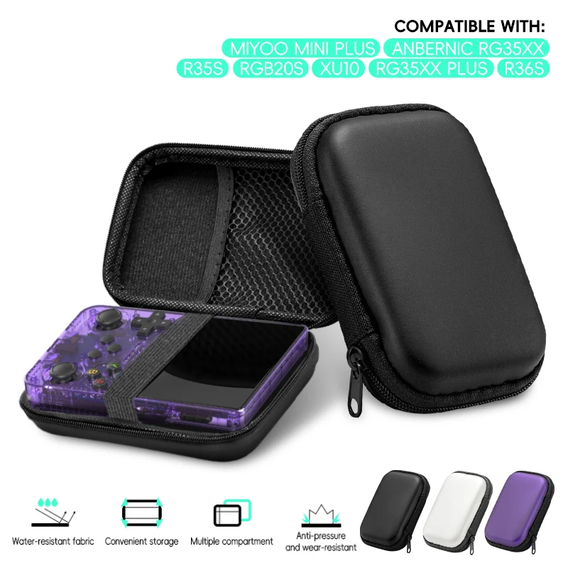 Gaming Console R36S - データフロッグ EVA ハード保護ケース RG35XX Plus Miyoo