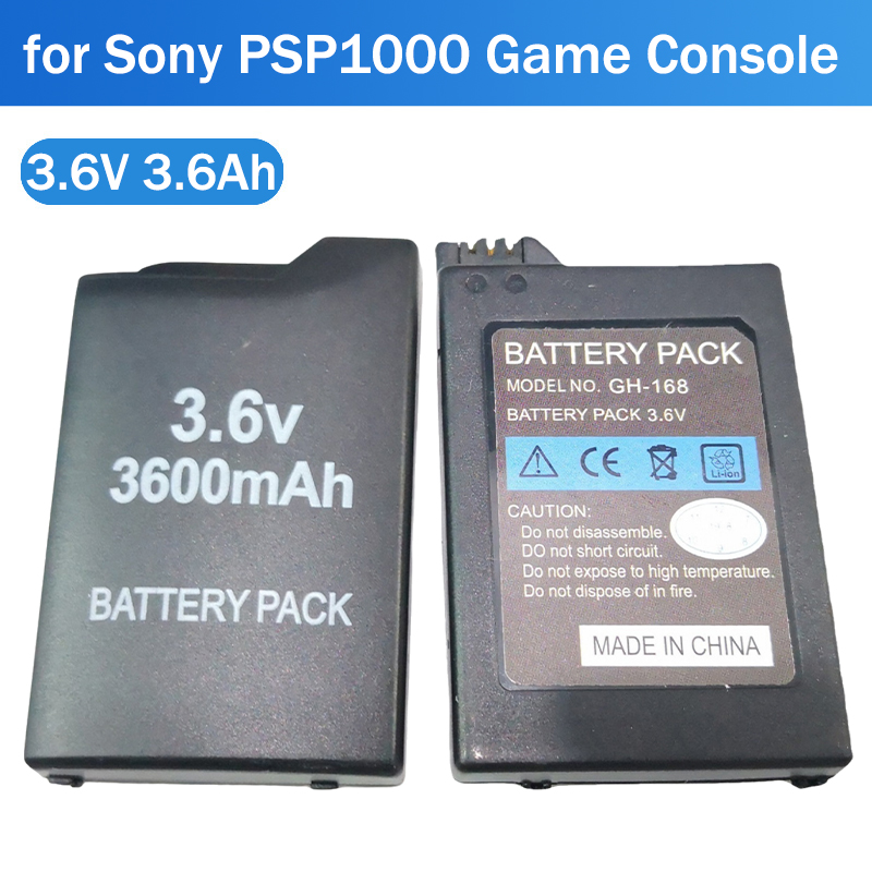 Gaming Console Psp - 3.6V 3600mAh バッテリー Sony PSP1000 PSP-110