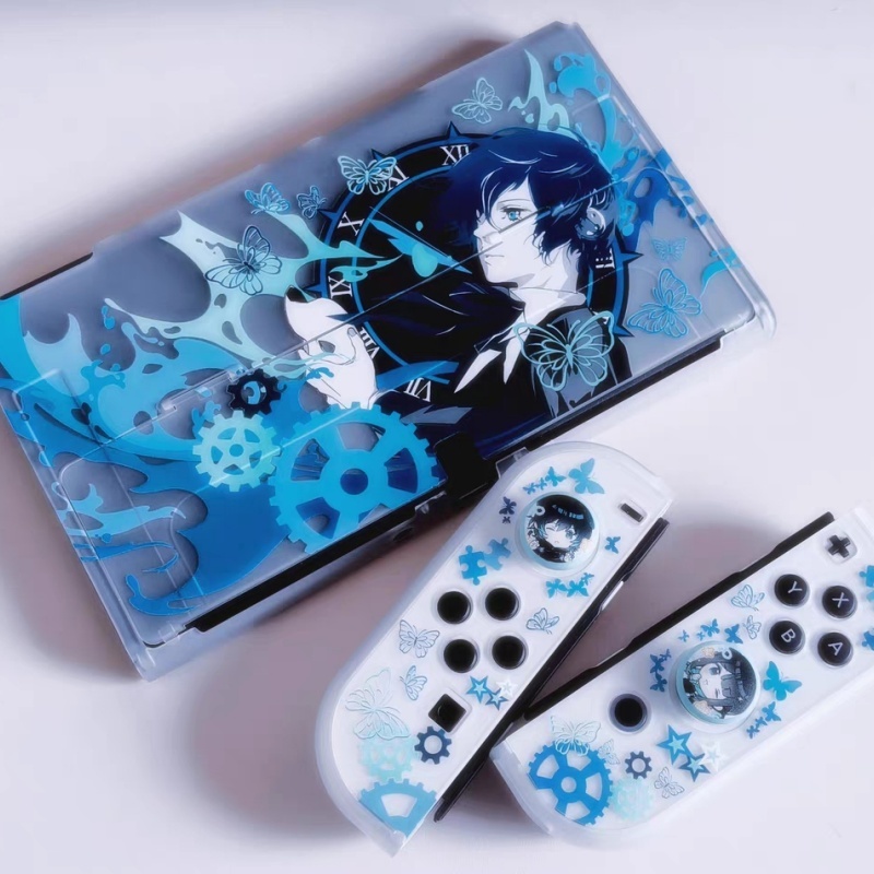 Gaming Console Games - ホットケース半透明ペルソナ3マコトユキハード保護パターンSwitch 2 Oled Liteゲームコンソールカバー対応