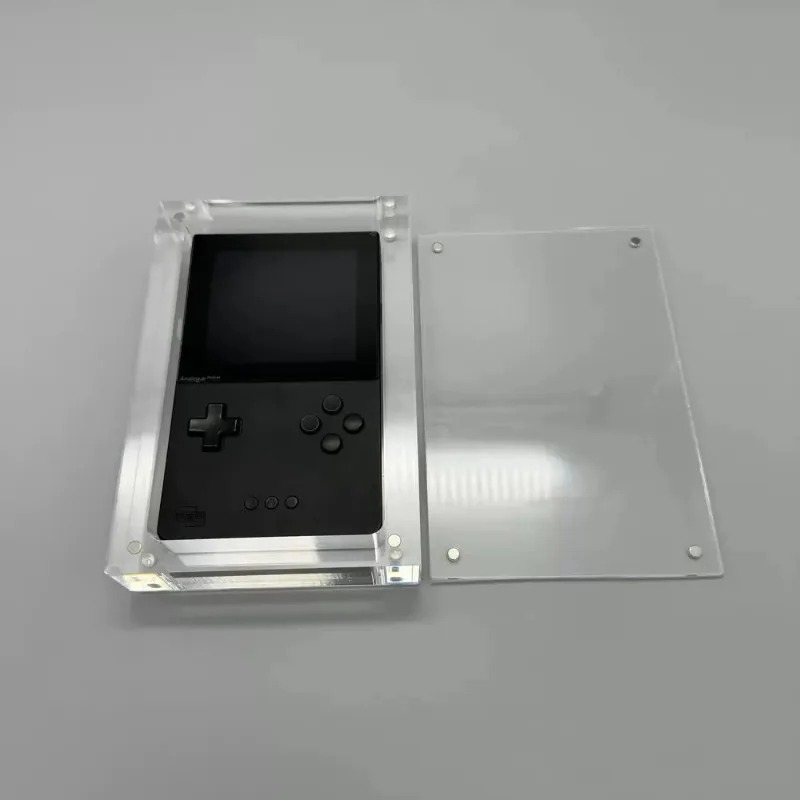 Gaming Console Organizer - 透明磁気アクリル製コンソール収納ケース - APゲーミングデバイス用防塵オーガナイザー