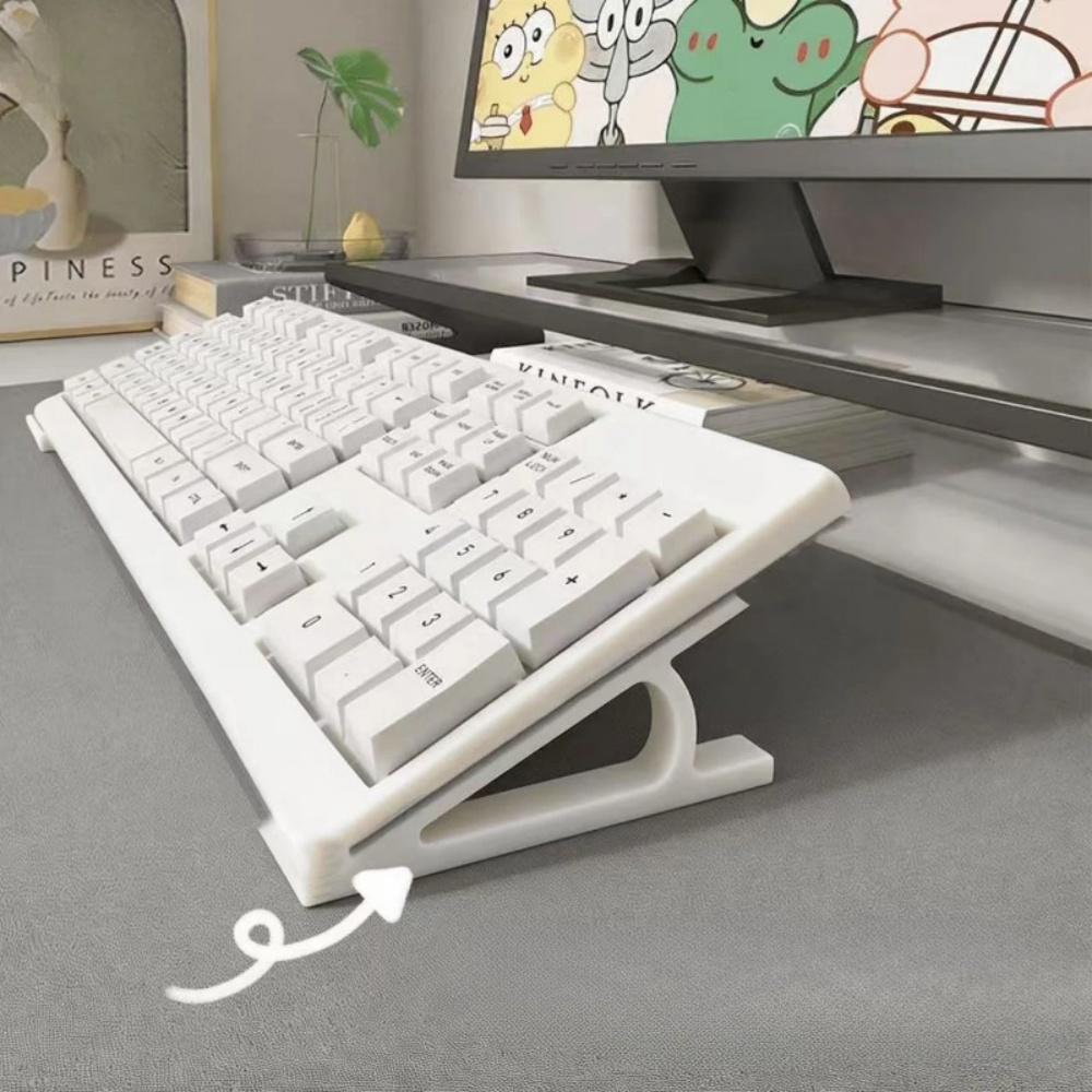 Gaming Console With Keyboard - 2pc 人間工学に基づいたキーボードライザー オフィスゲームセットアップ用キーボードスタンド 滑り止めユニバーサルスタンド マルチカラー完璧