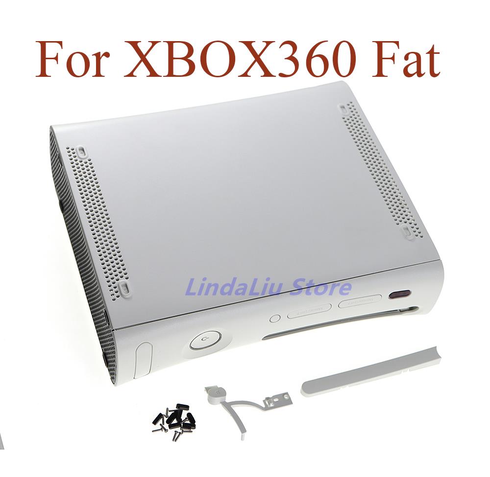 Gaming Console Xbox 360 - 1セットハウジングシェルケースのためのxbox 360脂肪ゲームコンソール保護ケースハウジングシェルケース用のボタンとxbox 360ファット