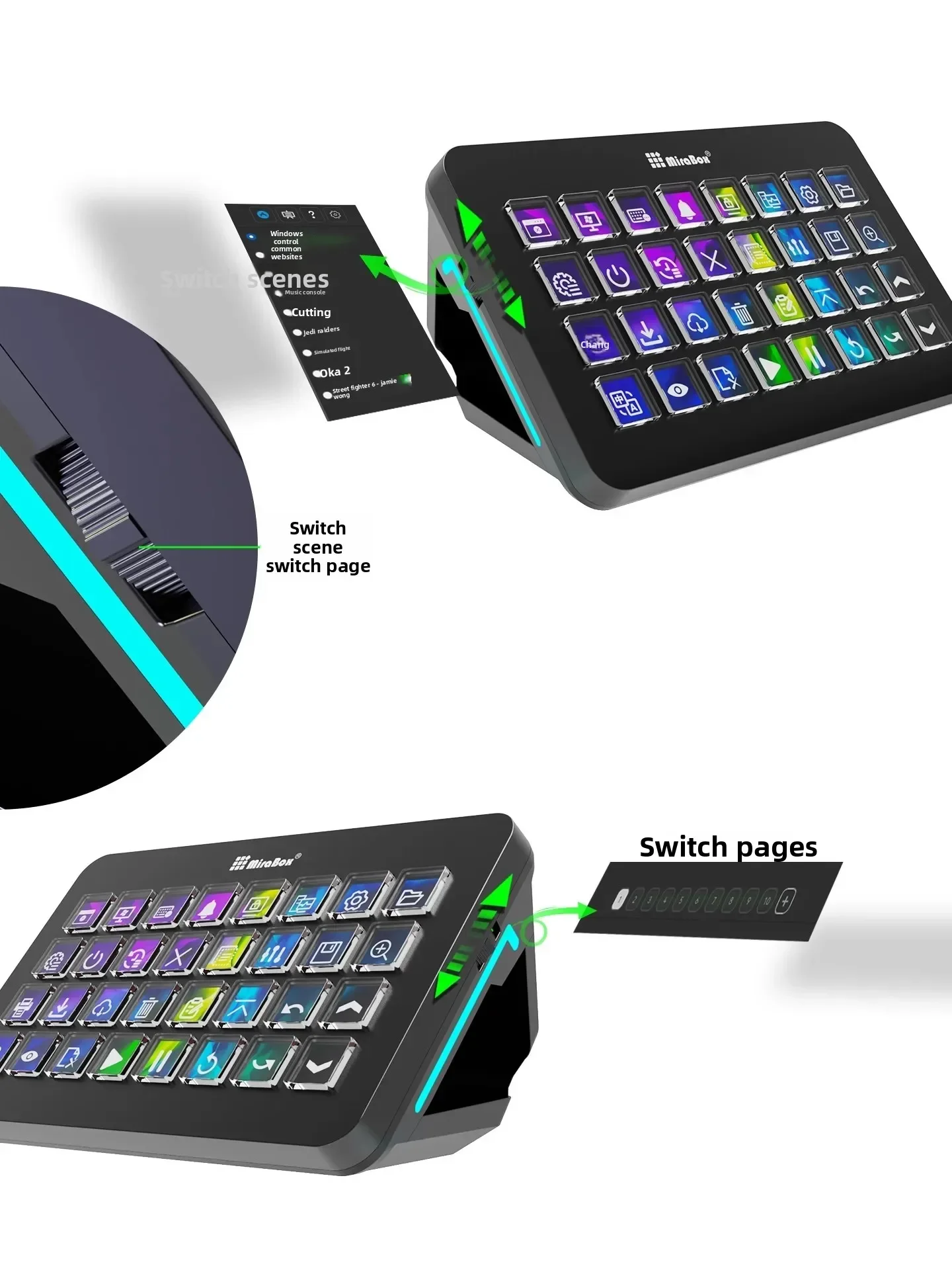 ミラボックス XL ストリームデッキ マクロキーボード 32 - Gaming Console With Keyboard のレビューと価格