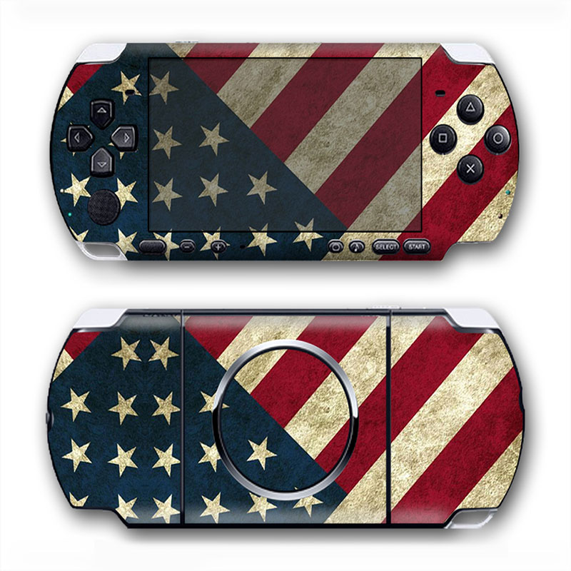 Psp 3000用ビニールステッカー,スタイリッシュなデザイ - Gaming Console Psp のレビューと価格