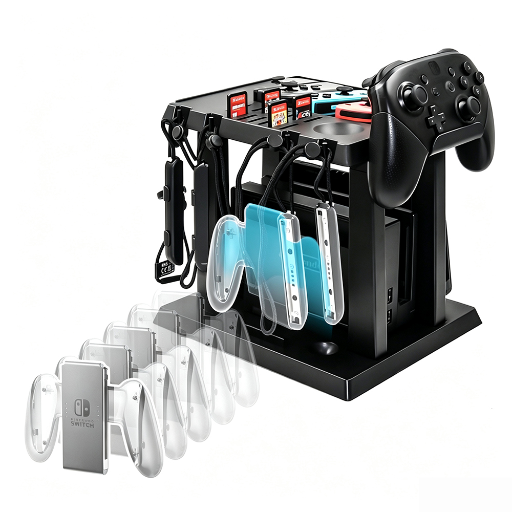 ゲーマーオールインワン収納ブラケットスイッチシリーズコンソー - Gaming Console Organizer のレビューと価格
