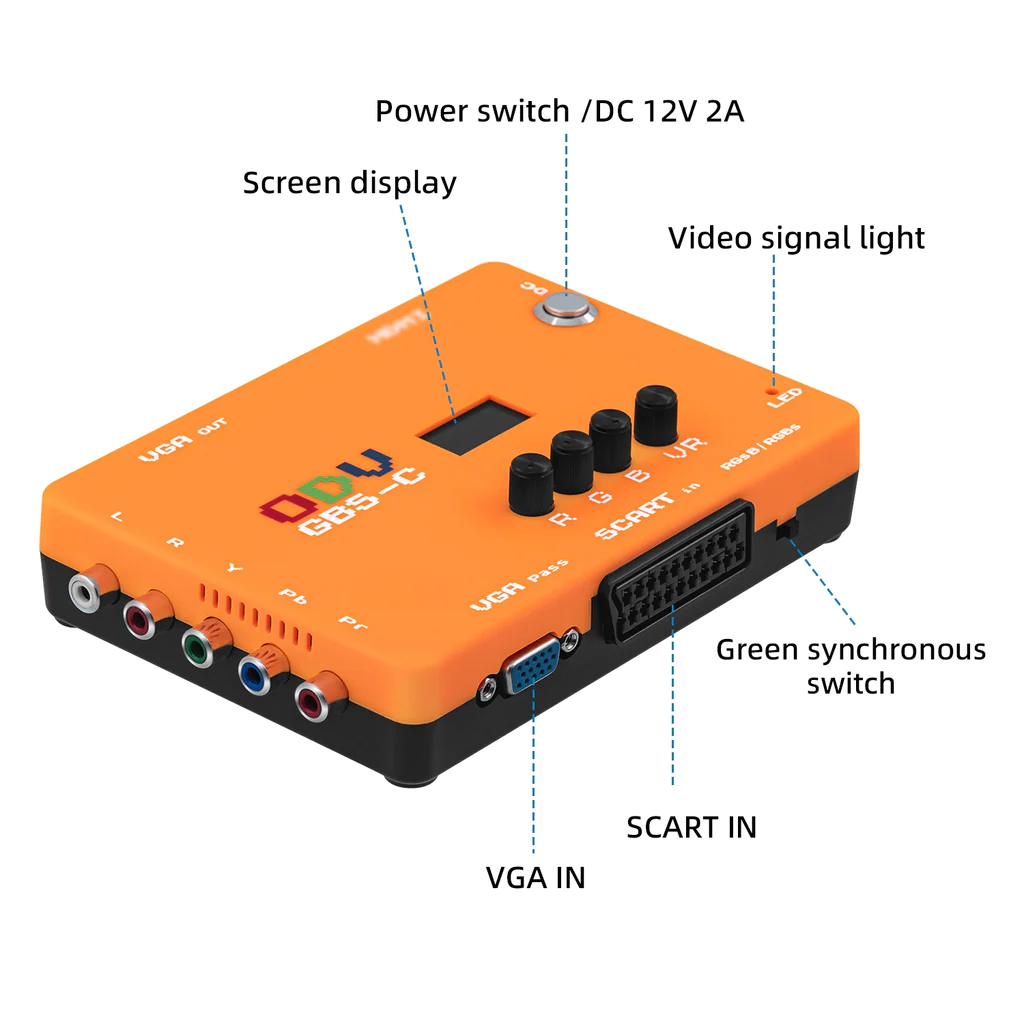 Mcbazel-Vga/scartからvga/hdmiスキャ - Gaming Console Cube のレビューと価格