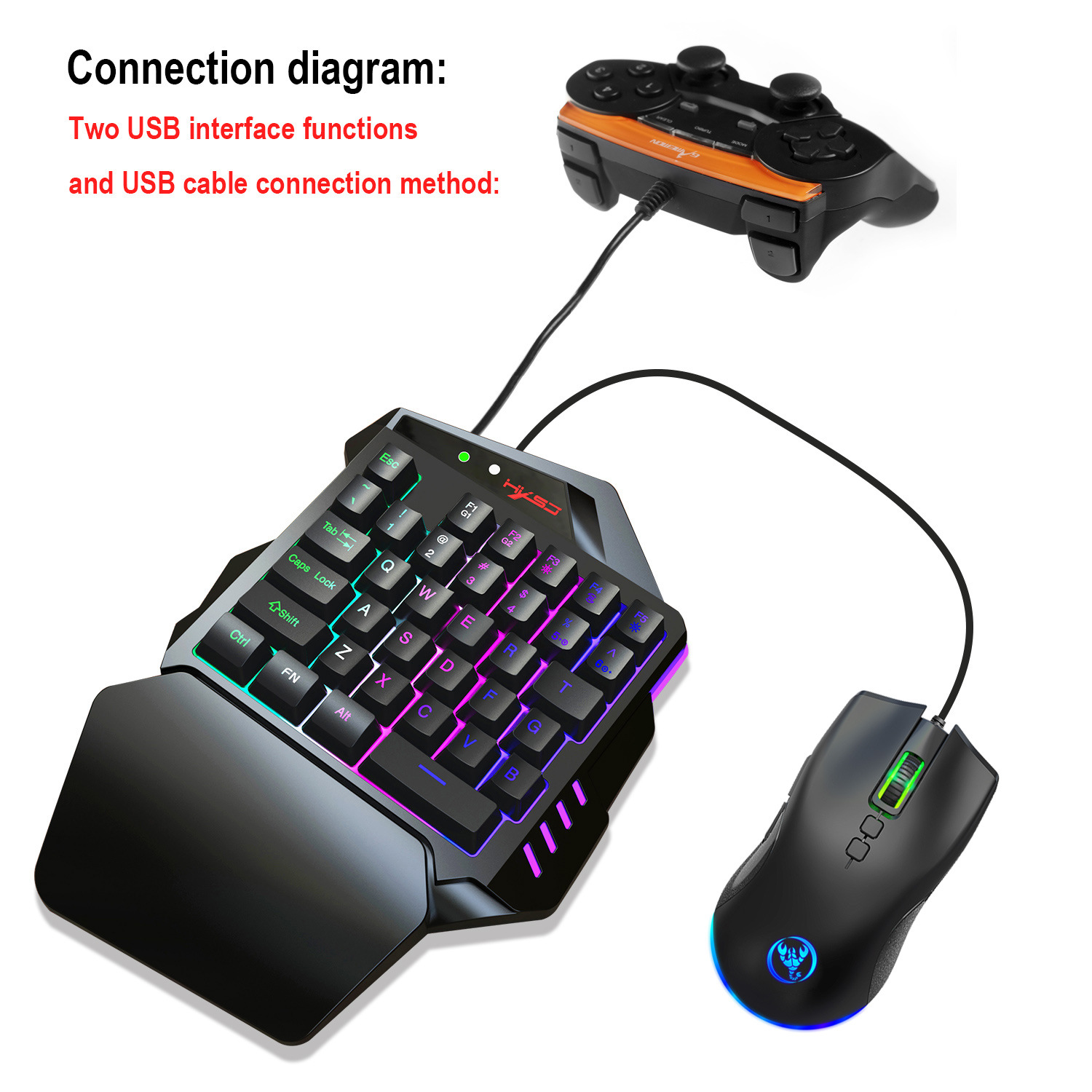 ゲーミングキーボードセットアクセサリー キーボード マウス  - Gaming Console With Keyboard のレビューと価格