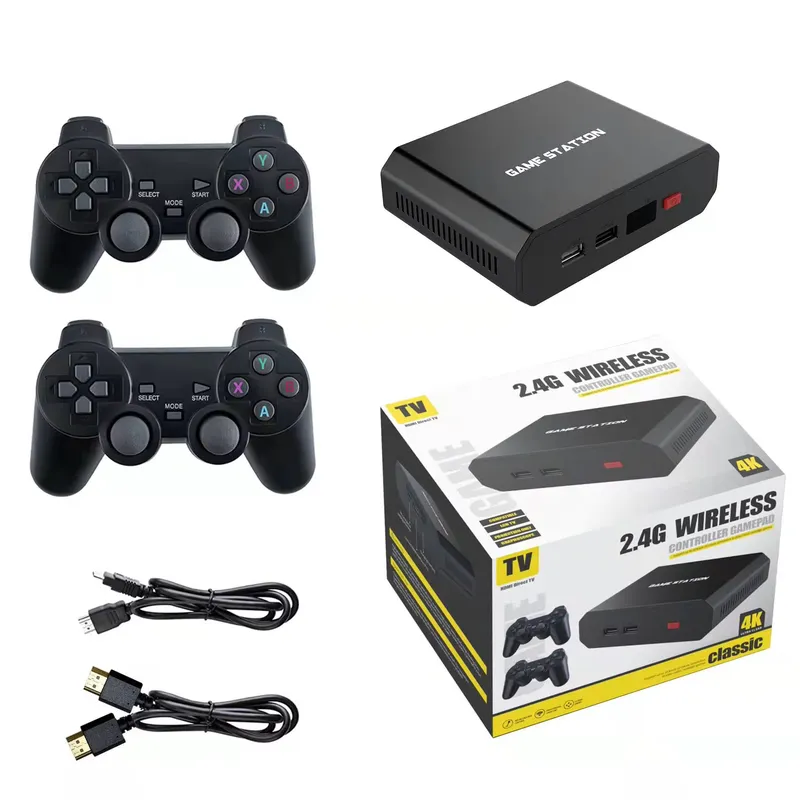 M8plus HDビデオゲームコンソールボックス 2.4Gデ - Gaming Console Games のレビューと価格