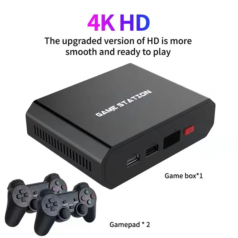 M8plus HDビデオゲームコンソールボックス 2.4Gデ - Gaming Console Games のレビューと価格