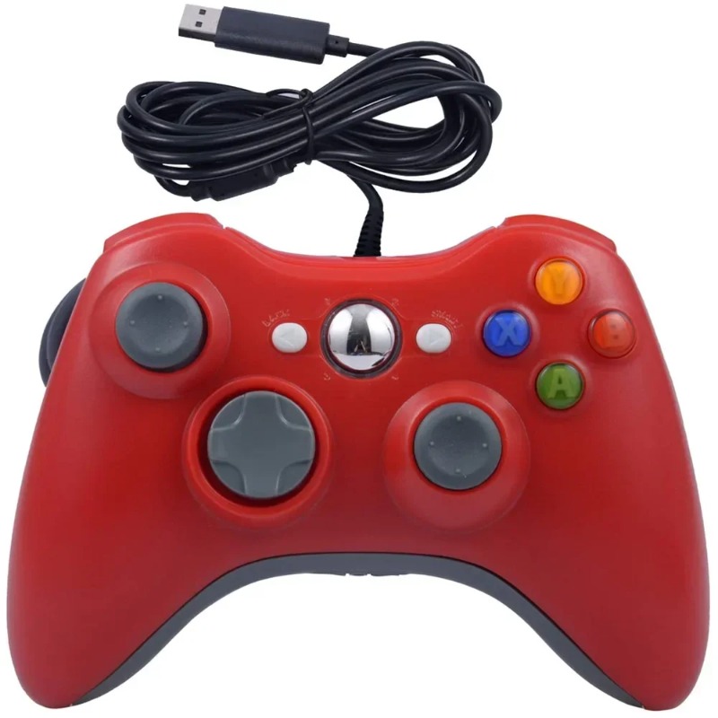 PS3用USBケーブル付き有線ゲームコントローラー,ビデオゲ - Gaming Console Xbox 360 のレビューと価格