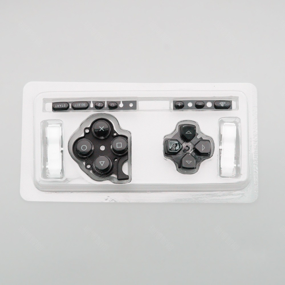 1セット左右ABXY選択スタートホームボタンキットDパッド音 - Gaming Console Psp のレビューと価格