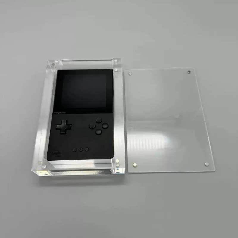 透明磁気アクリル製コンソール収納ケース - APゲーミングデ - Gaming Console Organizer のレビューと価格