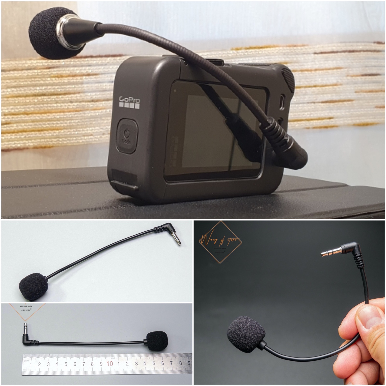 ステレオマイク付き有線ヘッドセット,3.5mm,gopro  - Gaming Headset Wired のレビューと価格